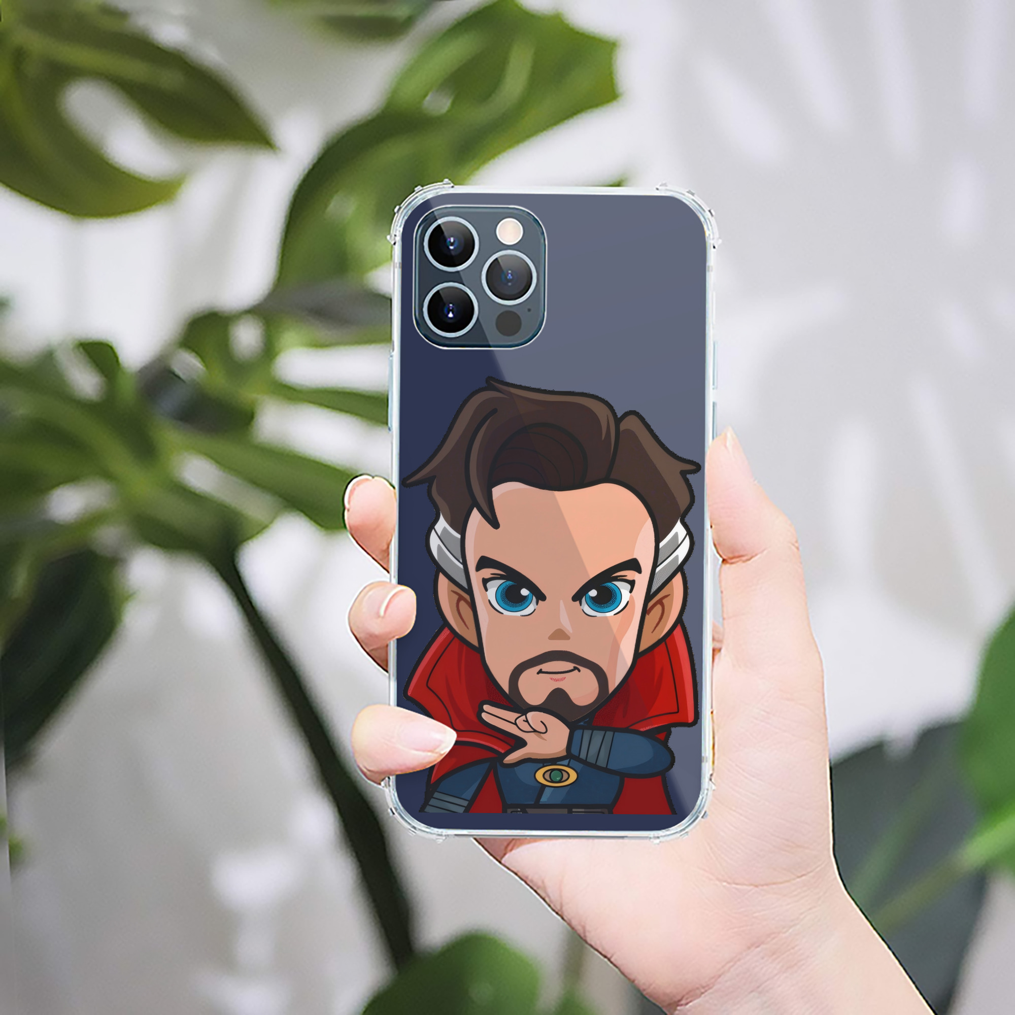（画像用） アベンジャーズ The Avengers 【iPhone 12シリーズ対応】透明スマホケース（クリアソフトケース）